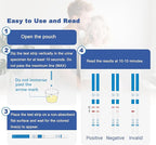 Ovulation Test Strips, Bulk Ovulation Tests, Fertility Tests with Collection Cups, Accurate LH Test for Home, Ovulation Predictor Kit, 5mm Wider 25 MIU/mL (30 Count)