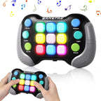 2024 New Fast Push Game Light Up Pop Fidget Toys,Its Electronic Handheld Game for Kids Teens Adults,Youth Quick Push Buttons Gamepad,Xmas Birthday Gifts Toys for Boys Girls,Ages 3 and Up(Black)