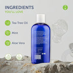 Truremedy Naturals 12oz Tea Tree Oil Body Wash - Pack of 2 - Tea Tree Soap with Aloe and Peppermint Oil - Moisturizing Foot Wash - Suitable for All Skin Types