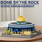 Dome of The Rock Building Blocks Set Islamic Architectural Model Bricks Toys for Kids Muslim Gifts for Kids Adult 983 Pieces