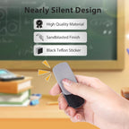 Fidget Slider Toys：Oval Haptic Magnetic Fingertip Slider Fidget Toy for Adults, Push Card Office Magnetic Sliding Fidget Toy Clicker Anxiety ADHD as Gifts - Silver