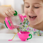 Baby Alive Bubbly Tea Party Berry Boo Doll with Teapot Accessories, Black Hair, 11 Inches, Toys for 3 Year Old Girls and Boys & Up