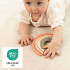 Premium Baby Playmat for Floor 80" x 110" Beige – Cloudsoft Coral Velvet Memory Foam Rug for Crawling – Non-Slip, Water-Resistant, Non-Toxic, Easy-Care Muscle Mat – Thick Play Mat for Baby