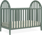 Delta Children Milano 4-in-1 Convertible Crib - Greenguard Gold Certified, Grassy Glen