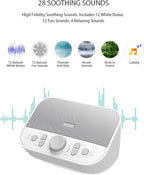 Riptunes White Noise Sound Machine w/ 28 Soothing Sounds, SM128 Enjoy Your Sleep with This Great Noise Machine