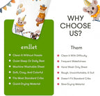 100% Cotton Fitted Crib Sheet – “Carnival Fun” Circus Theme Nursery Bedding, Colorful Baby Crib/Toddler Sheet (Standard Size)