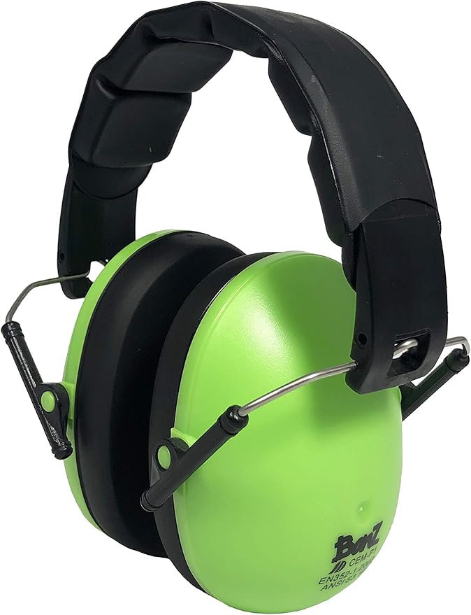 BANZ Kidz Earmuffs 2 Years & Older - Loud Noise Cancelling Kids Headphones & Toddler Ear Muffs, Size Adjustable