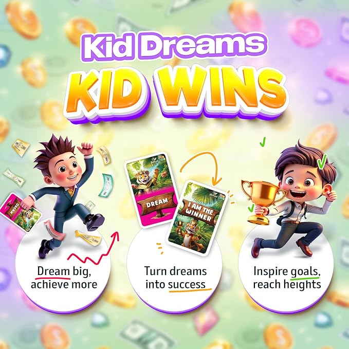 BeFree for KIDS – Fun Money & Financial Literacy Board Game | Teach Kids Smart Money Skills, Investing & Saving | Educational Strategy Game for Ages 7+ | Great for Family Game Night & Cash Flow Learn!