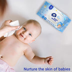 Natural Care Baby Wipes, Hypoallergenic & Fragrance-Free, 99% Pure Water, Sensitive Skin Friendly, 12 Flip-Top Packs, 864 Total Wipes (72 Wipes per pack)
