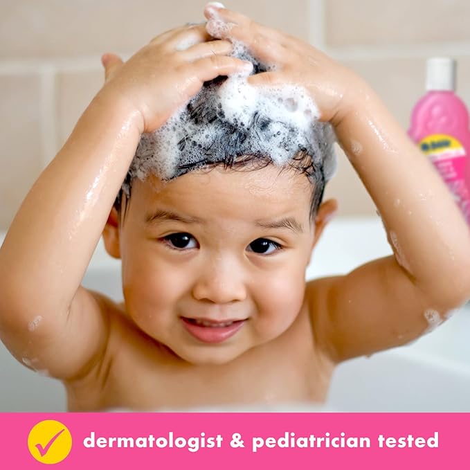 Mr. Bubble Kids Original 3in1 Shampoo, Conditioner, Body Wash – Hypoallergenic, Tear Free Bubble Gum Scented, Creates Big Bubbles In The Tub And Shower (Pack Of 2 Bottles, 16 fl oz Each)