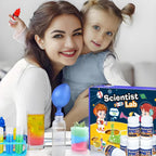 Science Kits for Kids 72+ Science Lab Experiments Erupting Volcano,Rainbow Rain,Artificial Snow Magic Chemistry Toy DIY Science Educational Learning Kit for Boys Girls