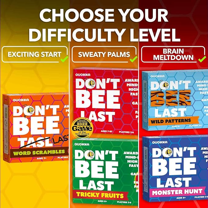 QUOKKA Family Games for Adults and Kids - Guess-in-Seconds Fun Slap Card Game for 2-6 Players - Hilarious Board Game for Family Night Ages 8+, Monster Challenges Halloween Party Edition