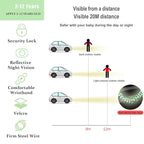 Toddler Harness Walking Leash- Child Anti Lost Wrist Link - Child Safety Harness - Upgrade with Reflective(6.5ft) - for Boys and Girls,Not Easy to Open Without Key (Green)