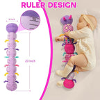 Baby Girls Toys 0-6 Month Baby Stuffed Animal Toys for 0-6 6-12 Months & A Pair of Wrist | Baby Musical Caterpillar Tummy Time Toy | Newborn Infant Sensory Toy for 1 2 Years Old Boys Girls.