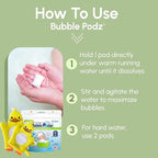 TruKid Eczema Bubble Podz with Eczema Cream & Bubble Glove – Gentle Bubble Bath and Skincare Set for Kids and Toddlers