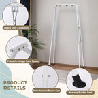 2 in 1 Baby Jumper with Swing - Indoor and Outdoor Use, Baby Jumpers and Bouncers, Toddler Swing with Foldable Stand（Black）