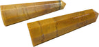 Amazing Gemstone Yellow Jasper Crystal Towers - Natural Healing Crystal Point Obelisk for Reiki Healing and Crystal Grid (3 Inch)
