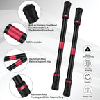 2 Pieces Pen Spinning Spinner Pen Gaming Pen Spinning Mod Gaming Spinning Pens Flying Spinning Pen Finger Rotating Pen for Kids Adults Office Supplies with Instruction Manual (Red)