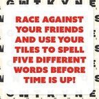 Dabble® Word Game | Fast-Paced Family Board Game | Enhances Spelling and Vocabulary for All Ages | Spell The First Five Words | Award-Winning and Educational Learning Game | Great Game for All Ages