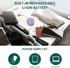 White Noise Machine Babelio Mini Sound Machine for Adults Kids Baby | 15 Non-looping Sounds | Timer | Easy to Pocket and Travel - Purple