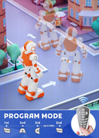 Robot Toys for Kids,Programmable Remote Control Smart Walking Dancing Robot Toy with Gesture & Sensing for Age 4 5 6 7 8 9 10 Year Old Boys for Birthday Present,Orange