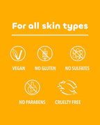 Seaweed Bath Co. Hydrate Body Wash - Citrus Vanilla | Foaming Shower Gel Cleanser with Natural Ingredients | Vegan, Paraben and Sulfate Free | For Women and Men | 12 oz (Pack of 2)