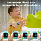 Potty Training Watch for Toddlers & Kids with Countdown, Flashing Lights, Fun Music or Vibration Alerts - Waterproof Interactive Toilet Training Reminder for Boys & Girls Ages 2-9