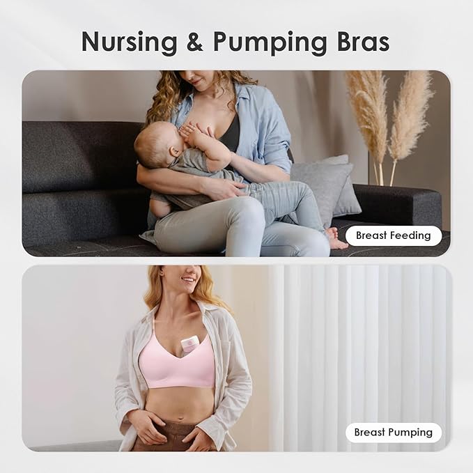 As Fairy Seamless Nursing Bras for Breastfeeding Soft Wireless Sleep Maternity Bralette Regular and Plus Size