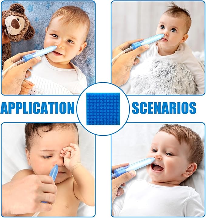 100-Pack of Premium Nasal Aspirator Hygiene Filters, Replacement for Nosefrida Nasal Aspirator Filters, BPA, Phthalate & Latex-Free