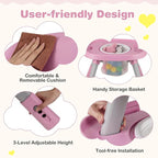 BABY JOY 16 in 1 High Chair, Convertible Baby Highchair for Babies and Toddlers with Activity Center, Booster Seat, Building Block Table, Toddler Chair with Safety Harness, Removable Tray (Pink)