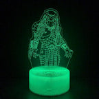 3D Alien Night Light, Horror Monster Illusion Table Lamp with 16 Colors Remote Control Touch Lamp LED USB Night Light Desk Lamps Room Decorations Home D¨¦cor