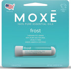 MOXE Frost - Energizing Aromatherapy Nasal Inhaler - Alleviate Headaches, Boost Focus & Energy - Cooling Sinus Blaster - Includes Peppermint, Eucalyptus, & Wintergreen Essential Oils - USA (1-Pack)