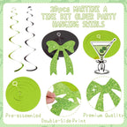 A Tini Bit Older Birthday Decorations, Pre-Strung Banners and 20 Hanging Swirls, Martini Party Decorations, Funny Adult Birthday Party Décor for Girls Women