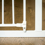 Regalo 38.5-Inch Extra Wide Baby Gate – Pressure Mount Baby and Pet Safety Gate for Bottom of Stairs & Doorways – Tested and Trusted, American Designed, American Owned