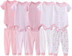 Unisex Baby Boy Girl Pants Sets 10 pack Cotton Casual New born Clothes Comfort Infant Outfit