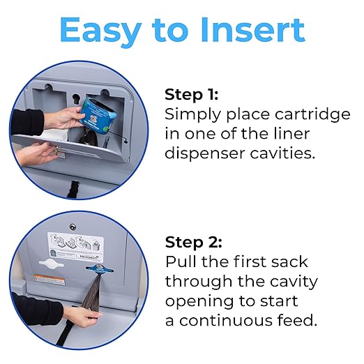 Koala Kare The Diaper Pouch™ - Diaper Disposal Sacks for Koala Baby Changing Stations, 175 Sacks per Cartridge, Model KB160-X6 (6 Pack of Cartridges)