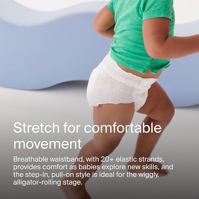 Coterie The Pant, Size 5, Refastenable Training Pants for Sensitive Skin, Hypoallergenic, Super Absorbent Overnight Leak Protection, 3T/4T (27-38 lbs) 112 Count