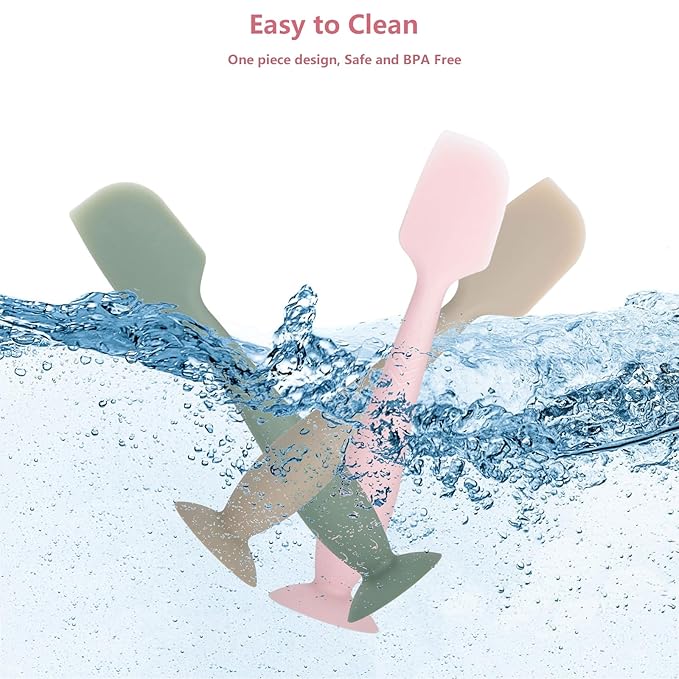 3-Pack Baby Diaper Cream Spatula - Baby Diaper Rash Cream Applicator for Butt Paste - Diaper Cream Brush for Newborn Essentials (grey, green, pink)