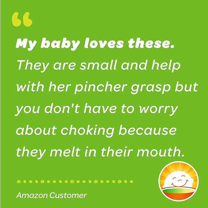 Happy Baby Organics Yogis Freeze-Dried Yogurt & Fruit Snack, Strawberry, 1 Ounce (Pack of 8) packaging may vary