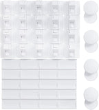 MATANA 20 Pack Magnetic Cabinet Locks Baby Proofing (20 Locks + 4 Keys) Adhesive Easy Installation, No Drilling Child Proof Cabinet Locks Magnetic Drawer Locks