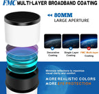 Telescope,Telescope for Adults High Powered - 80mm Aperture 600mm Professional Portable Telescopes for Astronomy Beginners,Fully Mult-Coated Refractor Telescopes with Tripod,Phone Adapter and Bag