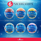 Sea Animal Bath Bombs for Kids with Surprise Toys Inside (6 Pack) - Bubble Bomb Stocking for Girls and Boys, Gentle and Safe Ingredients, USA Made, Ideal Gift for Children & Teens by Two Sisters