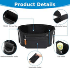 Accmor Universal Stroller Organizer with Detachable Phone Bag, Stroller Bag Caddy Organizer Stroller Accessories for Uppababy, Baby Jogger, Nuna, Doona, Britax Strollers
