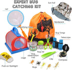 ESSENSON Outdoor Explorer Kit & Bug Catcher Kit with Binoculars, Compass, Magnifying Glass, Critter Case and Butterfly Net Great Toys Kids Gift for Boys & Girls Age 3-12 Year Old Camping Hiking