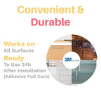 Inaya Cabinet Locks Baby Proofing - Child Proof Drawer Locks - Child Safety Cabinet Latches with 3M Adhesive Easy Installation - No Drilling or Extra Screws (8 Pack)