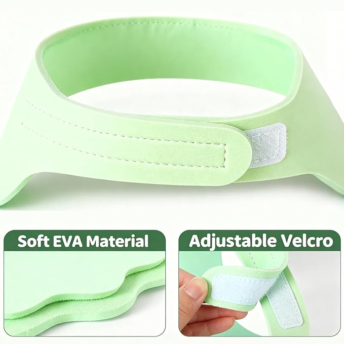 Baby Shower Cap Shield - Adjustable Waterproof Shower Visor for Kids, Soft Baby Hair Washing Shield with Ear Protection, Perfect for Toddlers & Children (giant panda)