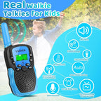 Vvinca Walkie Talkies for Kids Rechargeable 3 Pack, Toys for Boys Girls Age 3-13 Ourdoor Camping Birthday Gift, 3KM Long Range Walkie-Talkie 2 Way Radios 22 CH VOX with Li-ion Battery Flashlight