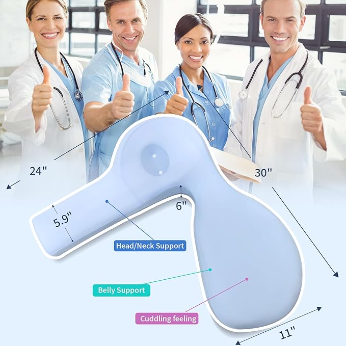 Body Pillows for Adults, Cooling Pregnancy Pillows, Memory Foam Full Body Support Pillows for Support for Belly, HIPS, Legs, Buttery Soft, Super Breathable for Hot Sleeper