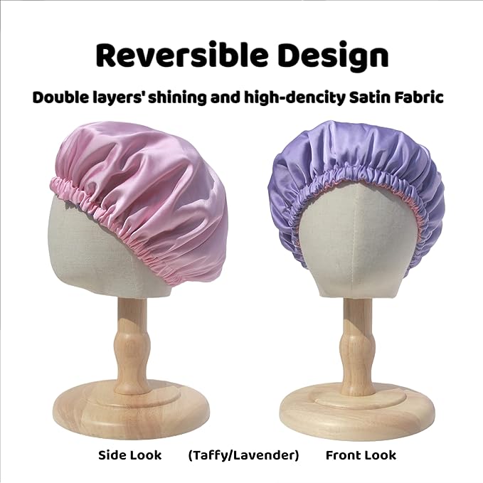 AKISS Baby Infant Newborn Toddler Satin Silk Hair Bonnet Cap for Sleeping 0-3 0-6 3-6 6-12 Months 1-2 1-3 Years