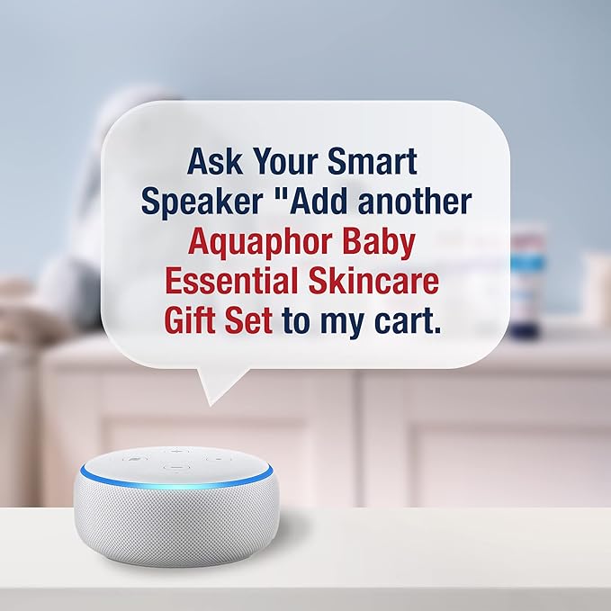 Aquaphor Baby Skin Care Essentials Gift Set with Baby Wash and Shampoo (16.9 Fl Oz) + Healing Ointment for Chapped Skin and Drool Rash (7Oz) + Diaper Rash Cream (3.5Oz), Hypoallergenic